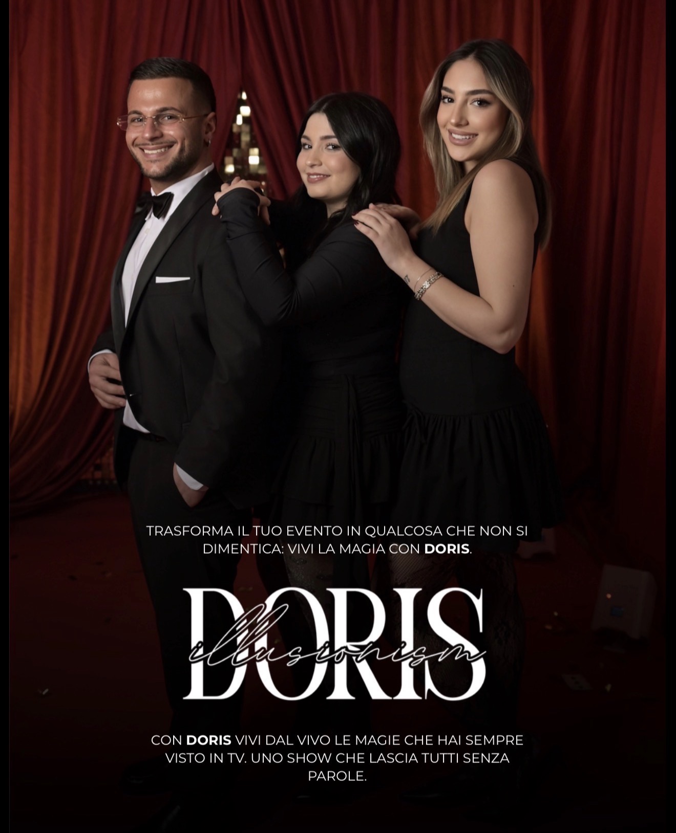 Spettacoli di Prestigio e Illusione — Mago Doris